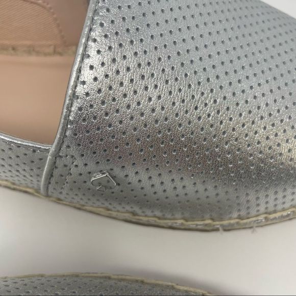 Kate Spade | Gianna Silver Espadrilles womens size 10m - Picture 7 of 17